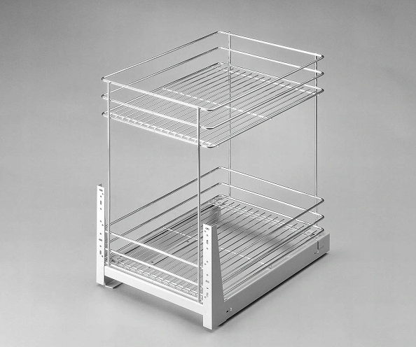 

Kosz Cargo 60 Mini 2 Poziomy Srebrny