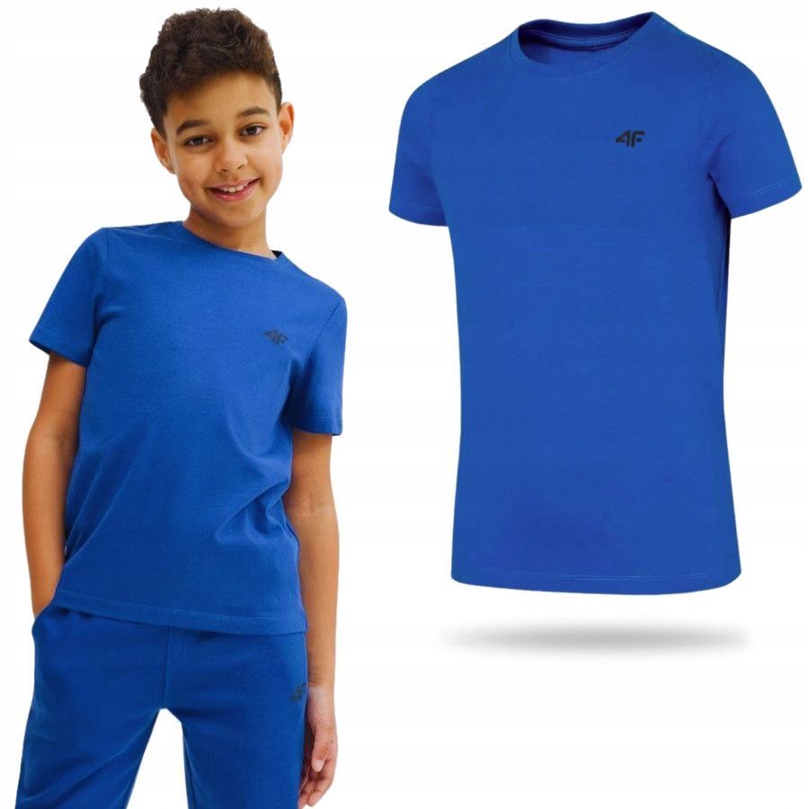 KOSZULKA CHŁOPIĘCA 4F DZIECIĘCA T-SHIRT SPORTOWA NA CO DZIEŃ