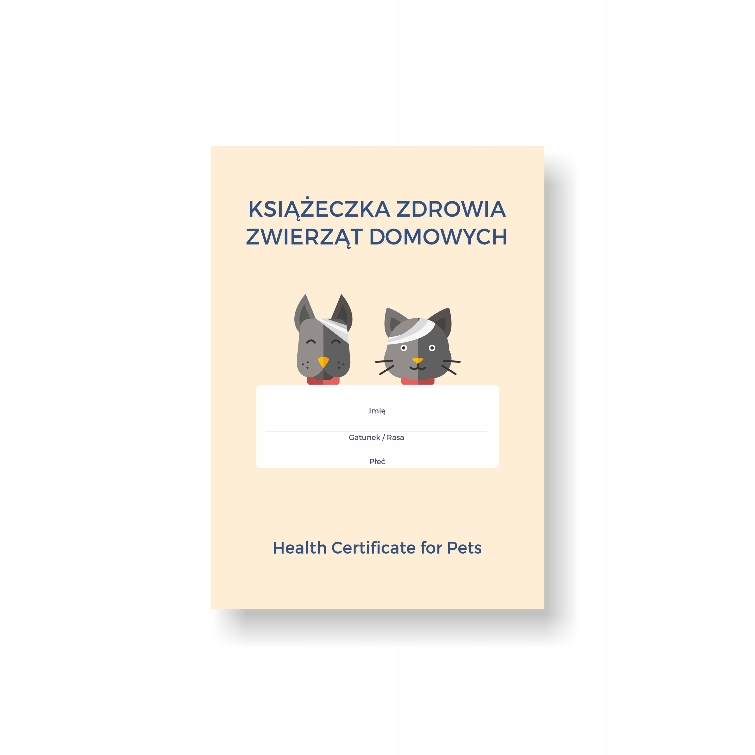 

Książeczka zdrowia dla zwierząt