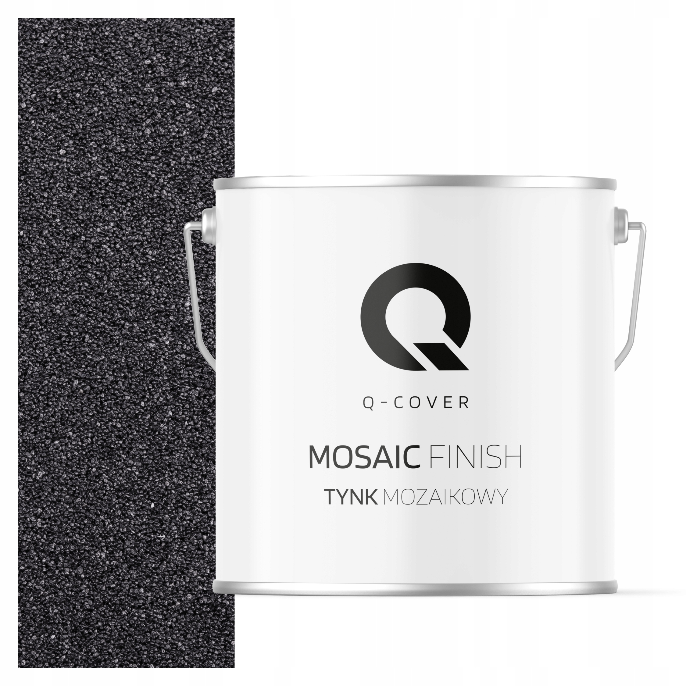Tynk Mozaikowy Mozaika 7KG Czarny M12 Ozdobny Żywiczny Elewacja Premium