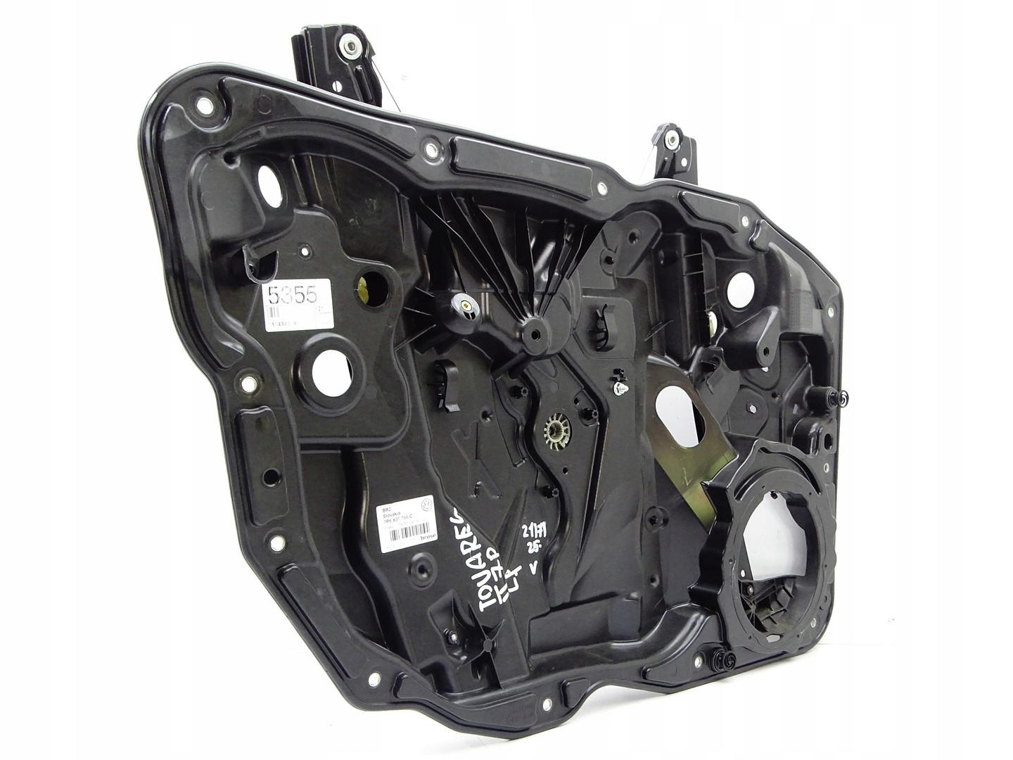 mechanism window regulator left front VW TOUAREG II 7P 7P6837755C