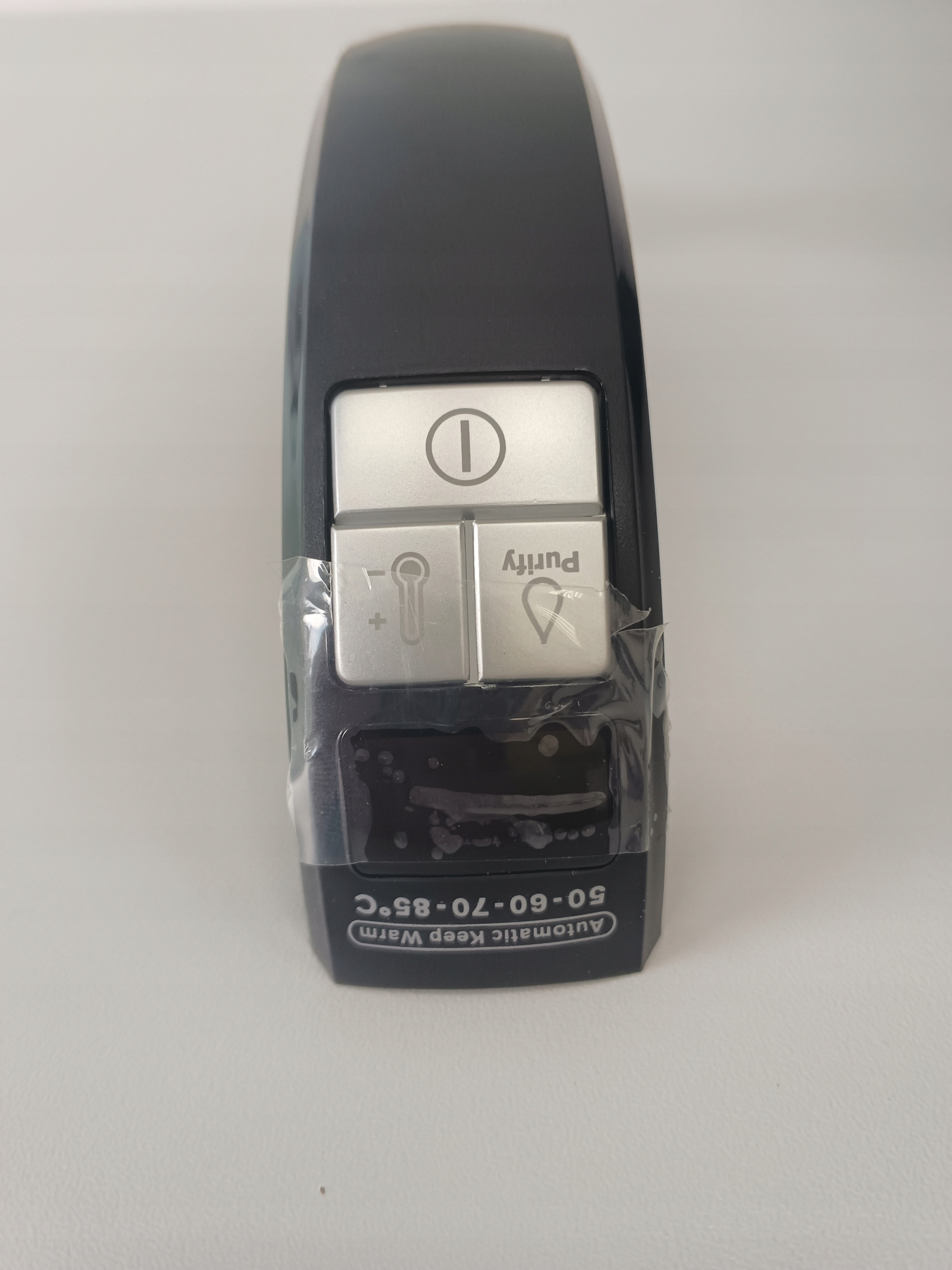 Czarna maskownica uchwytu z przyciskami MS-622588 do czajników Tefal/Krups