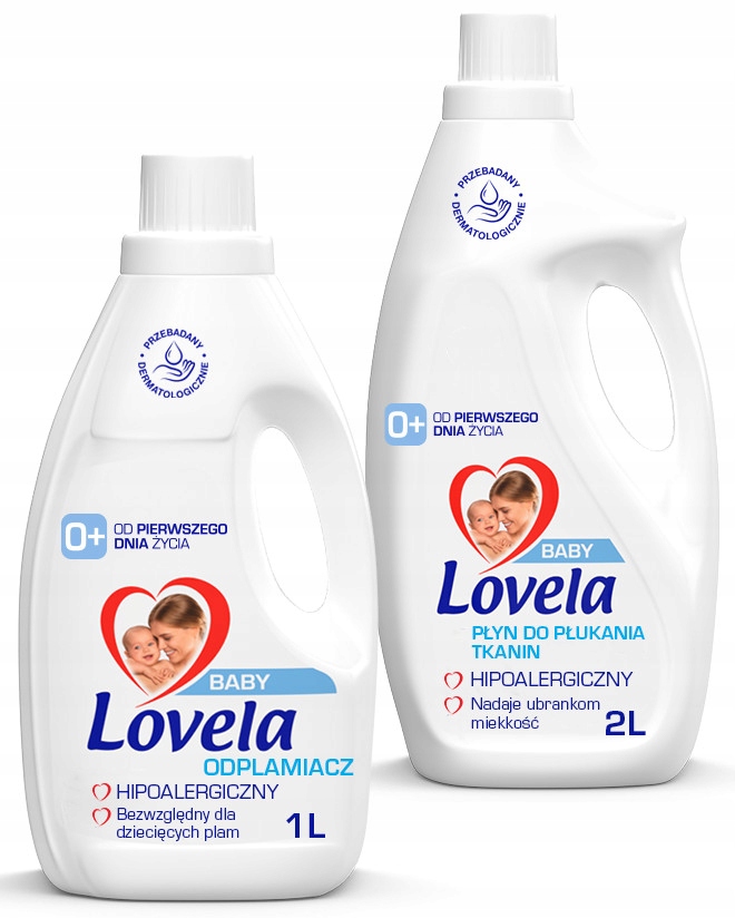 

Lovela Płyn do płukania Odplamiacz Zestaw