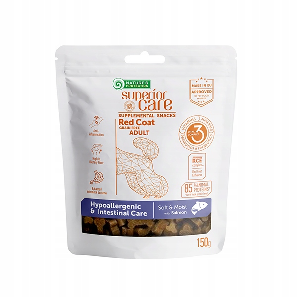 Nature's Protection pamlsky s lososem, pes 150 g