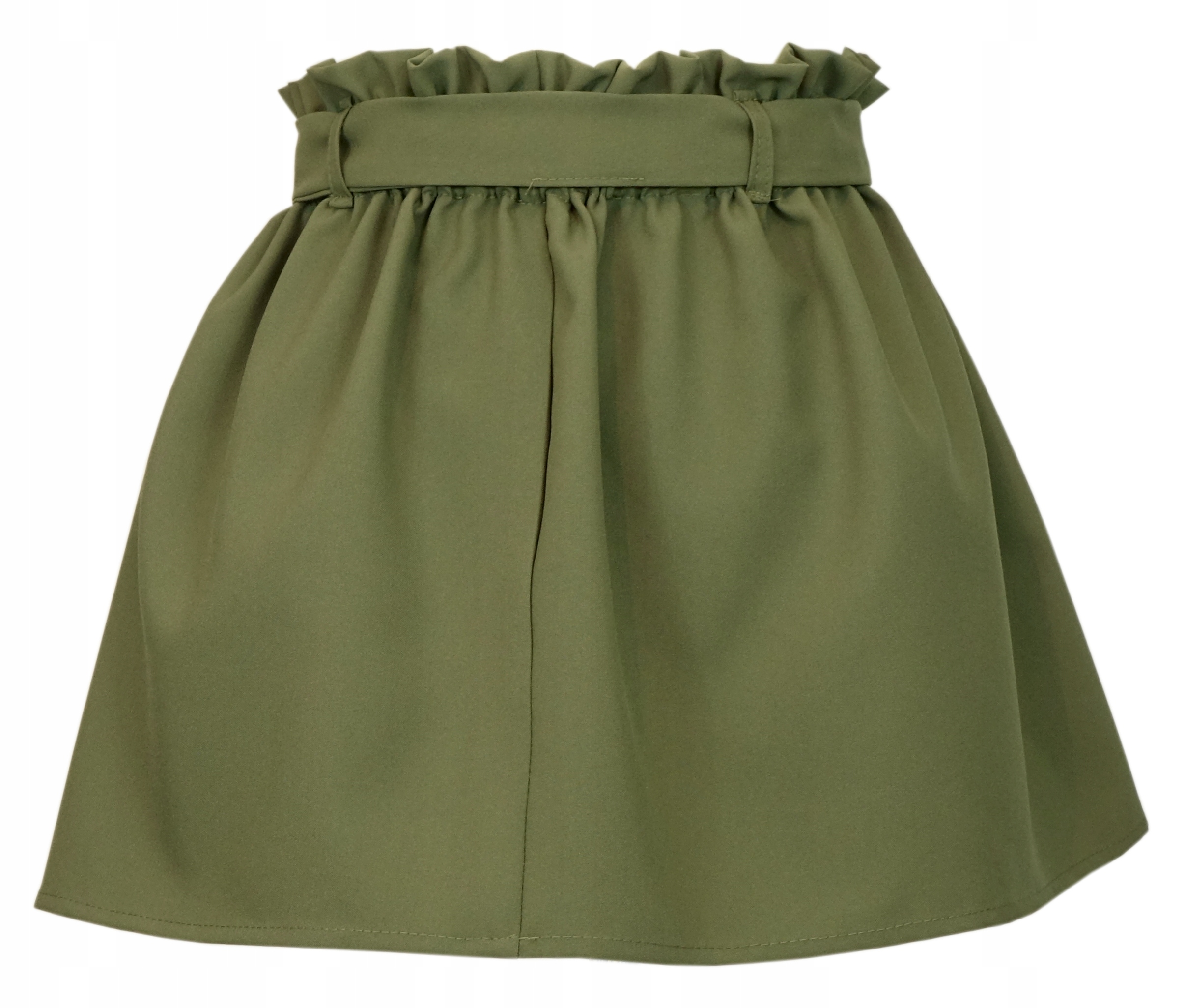 KHAKI SPÓDNICZKA SPÓDNICA MINI NA GUMIE PASEK Płeć kobieta