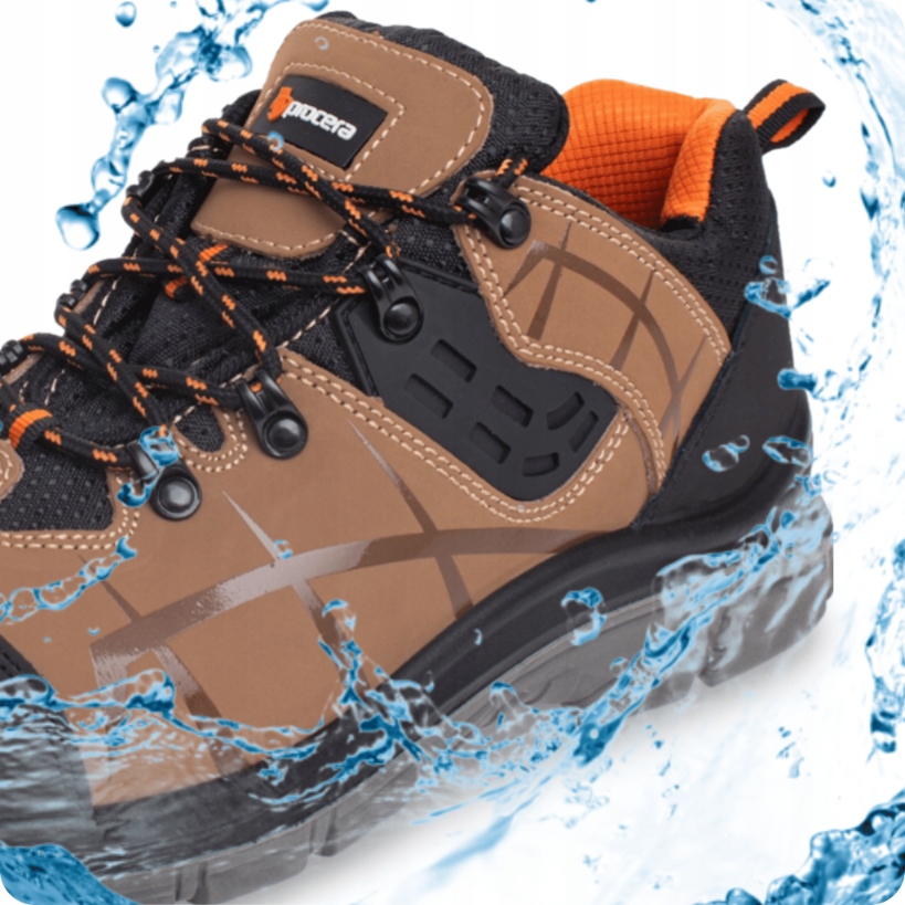 Buty Robocze Półbuty WODOODPORNE Antypoślizgowe Z STALOWYM PODNOSKIEM S3 42 Przeznaczenie uniwersalne