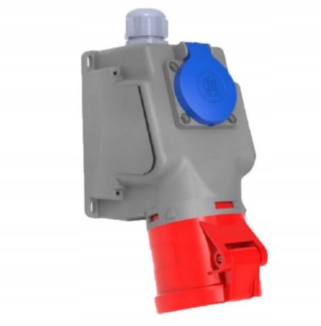 Pevná silová zásuvka kombi 16A 5p 230V F-elektro F3.0300