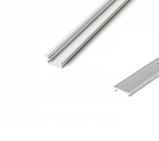 

Profil aluminiowy Led wpuszczany B biały 1m+ klosz
