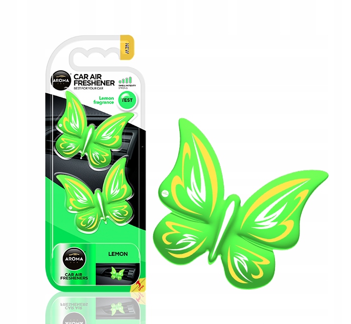 

Zapach Aroma Car Motylki Butterfly Lemon Cytryna