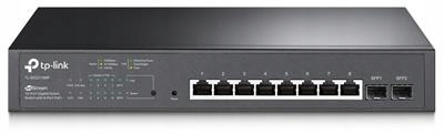 TP-Link TL-SG2210MP JetStream Switch, 8x Glan PoE+, 2x Sfp budget 150W, Oma