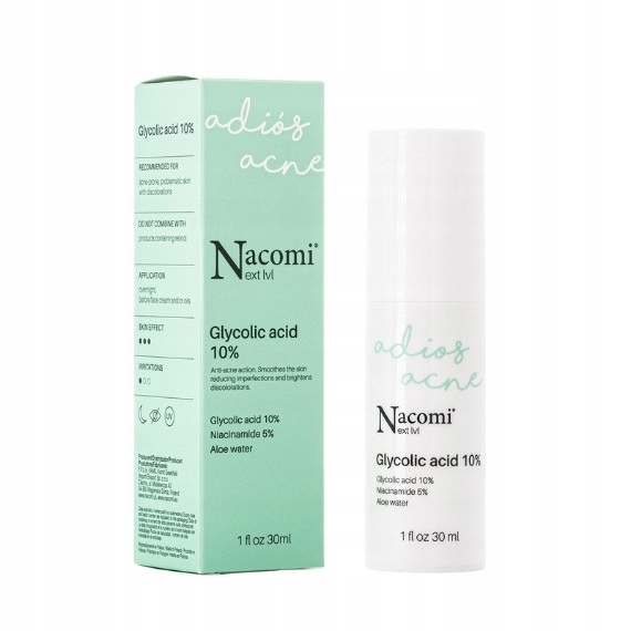 

Nacomi, Next Level, Kwas Glikolowy 10%, 30 ml