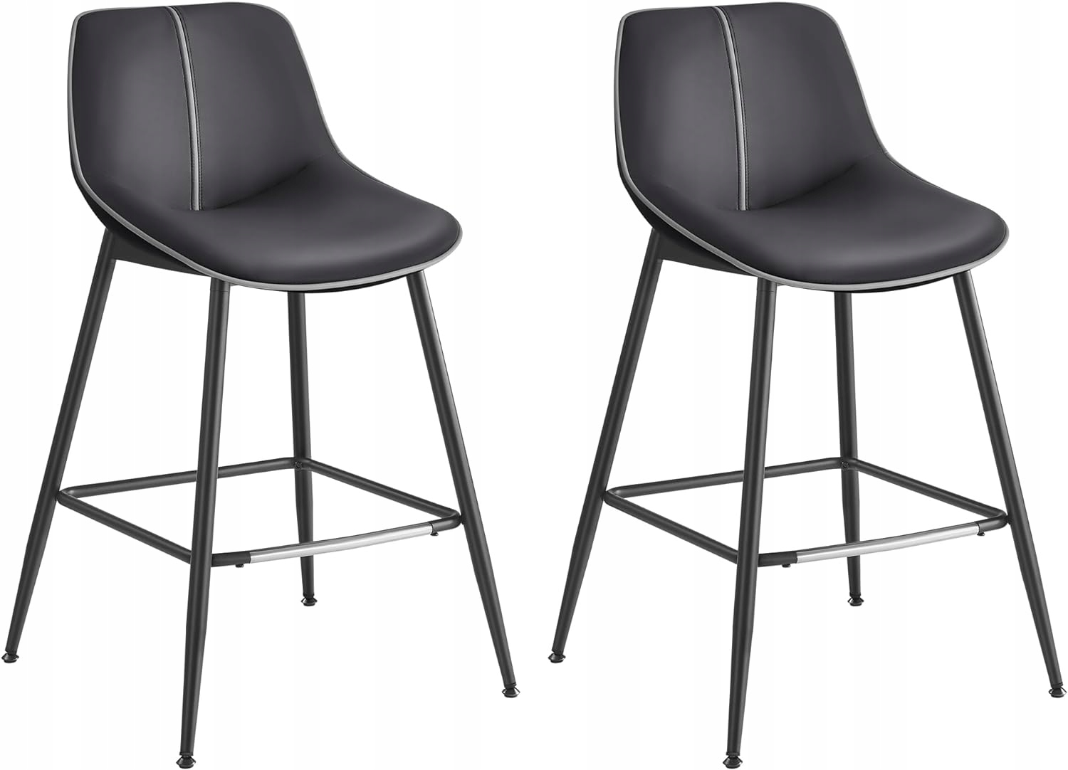 Sada dvoch barových stoličiek Vasagle Places II 98,5 cm čierna