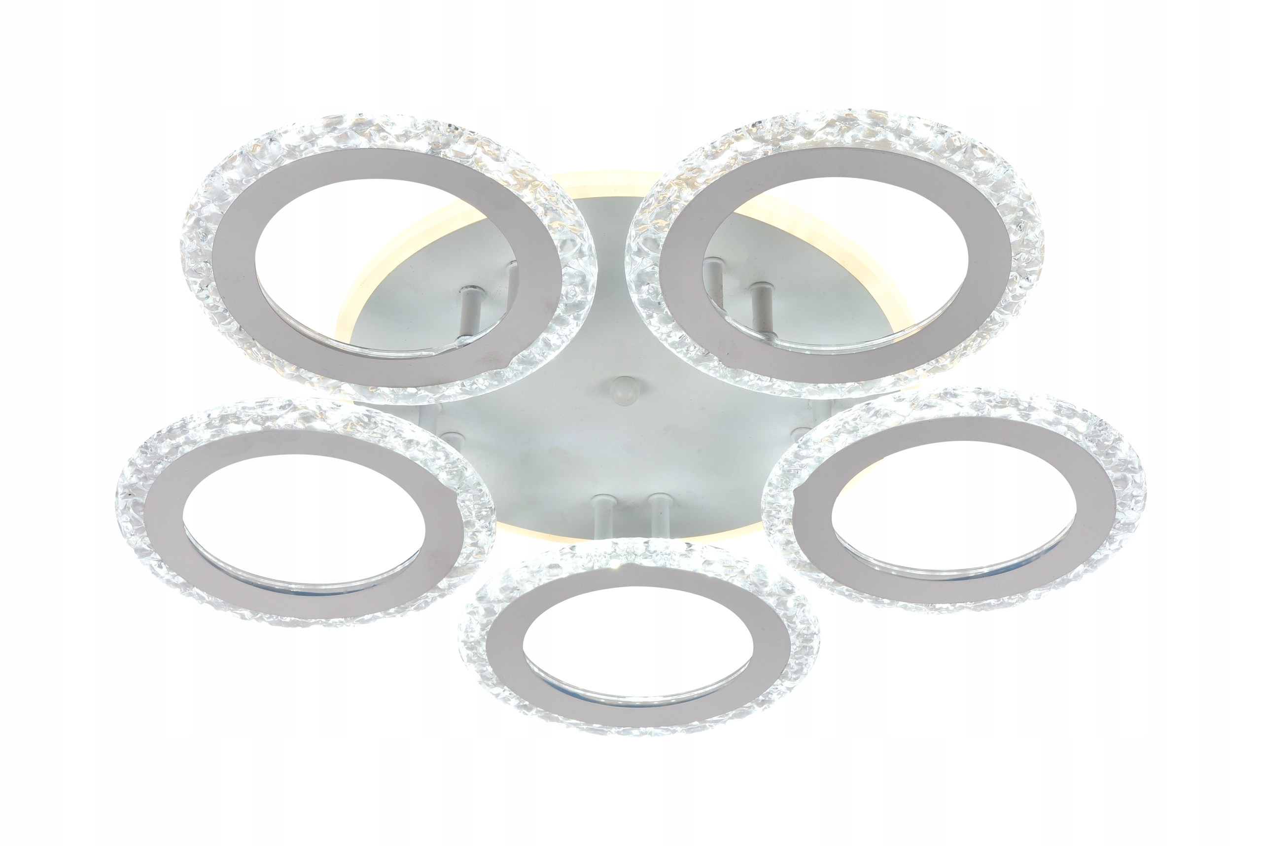 Stropní Svítidlo Rgb Křišťálová Glamour Bílá Stropní Svítidlo Led lustr s dálkovým ovládáním