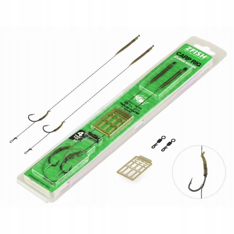 Zfish Przypon Curve Shank Carp Rig vel.2 2szt