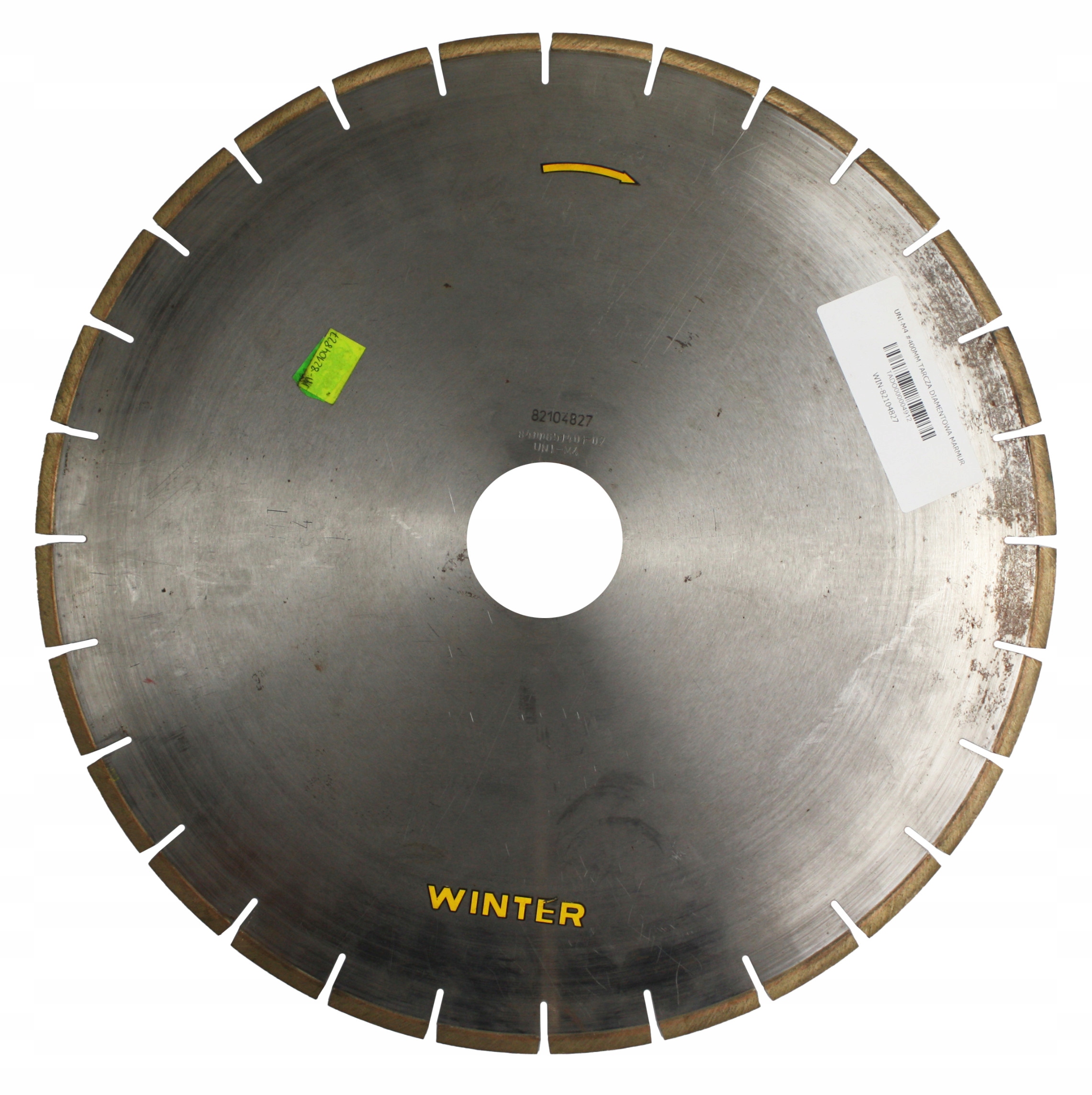 TARCZA DIAMENTOWA 400mm/60mm MARMUR WINTER