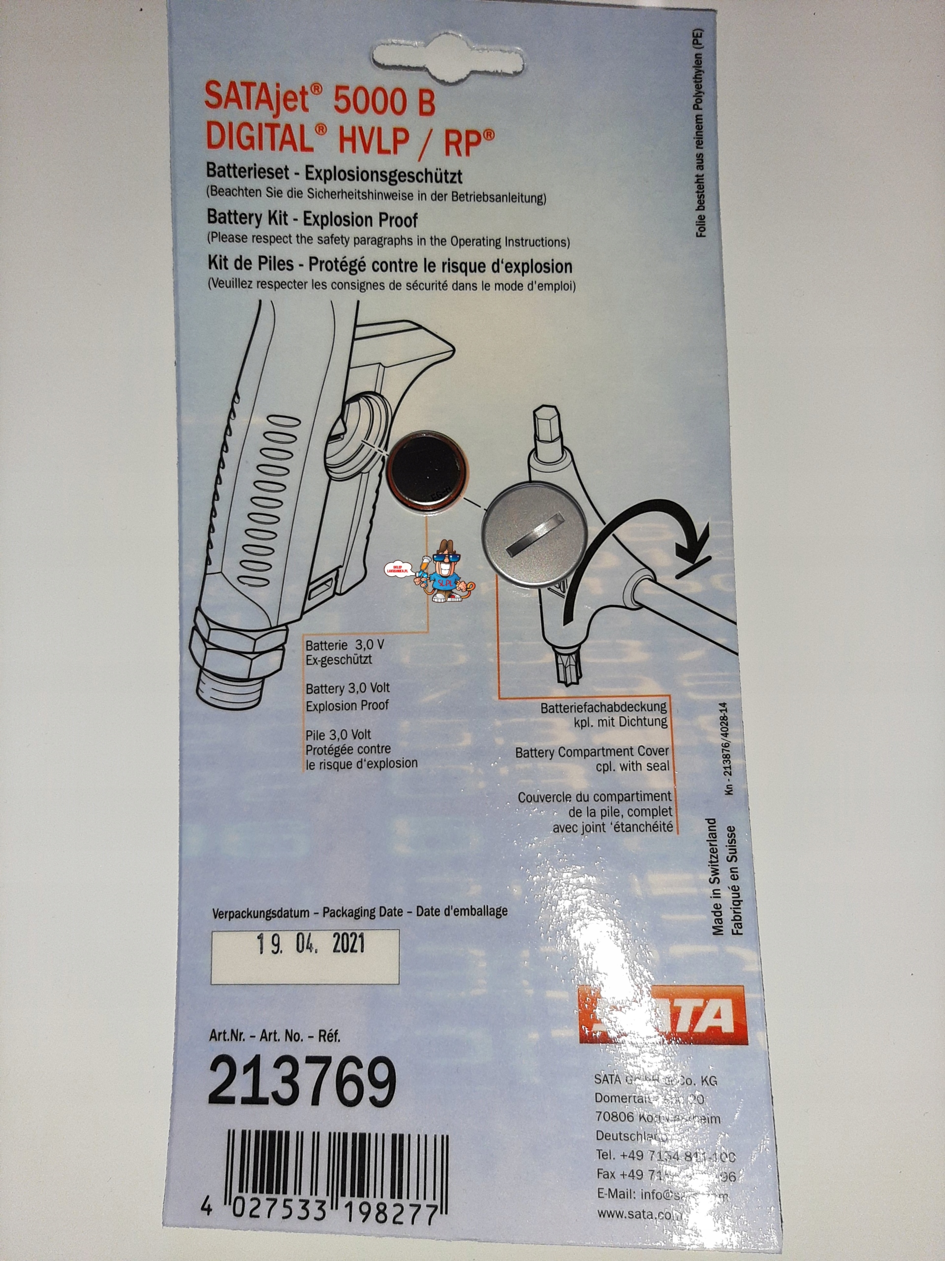 SATA Bateria do 5000 B DIGITAL 213769 oryginał