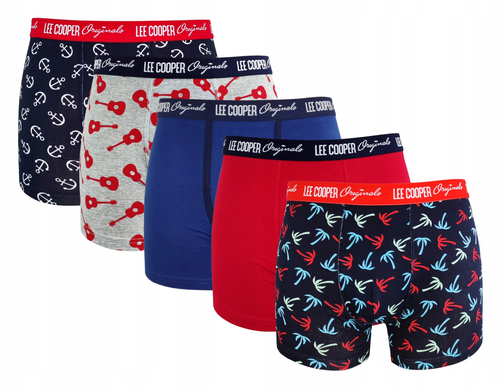

Lee Cooper 37649 Bokserki męskie nadruk 5-pak XXL