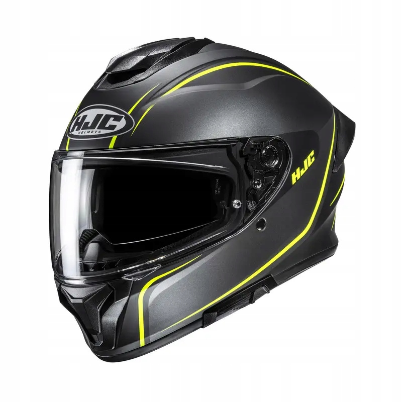 Motocyklová prilba Hjc C71 Quez Black Yellow L