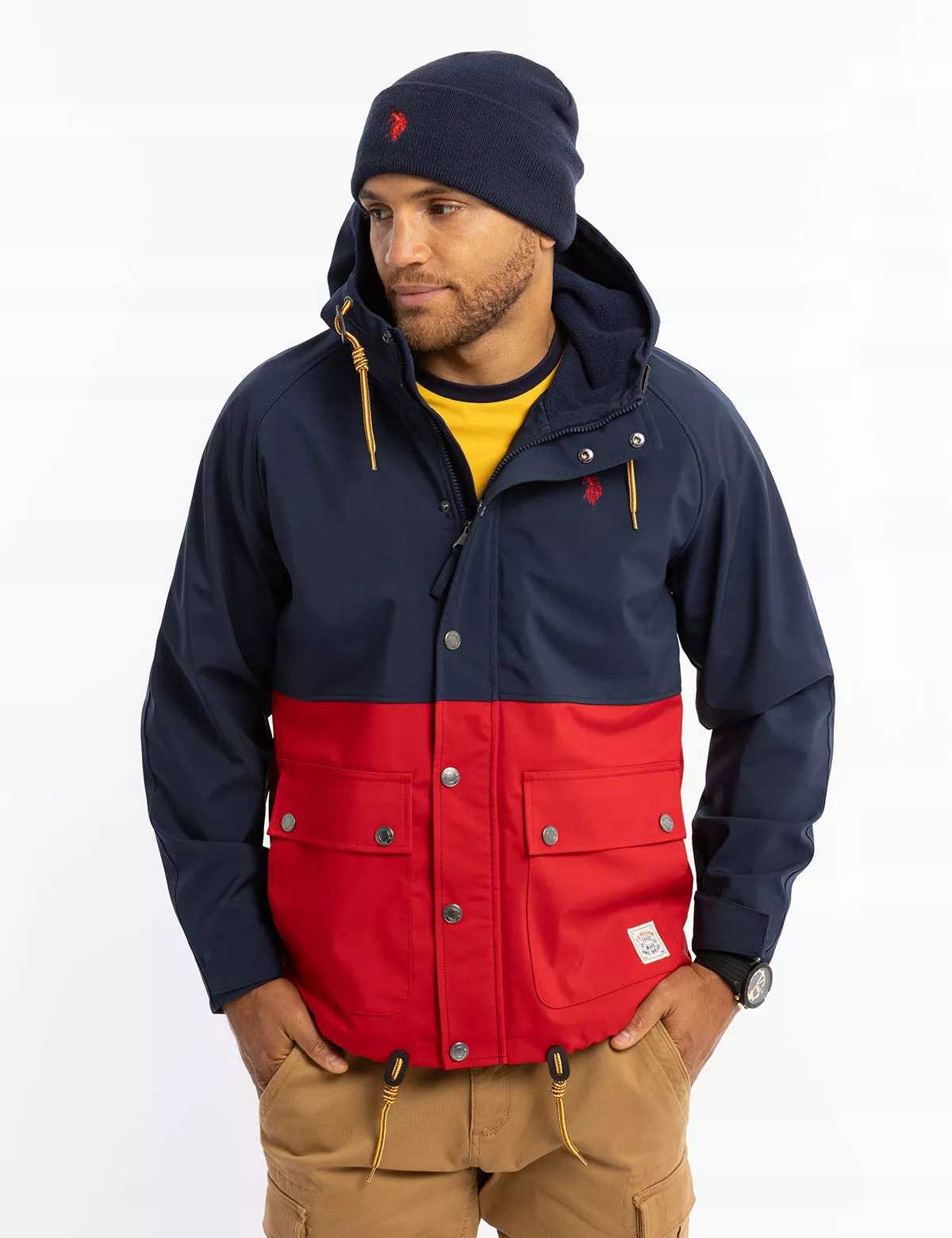 U.s. Polo Assn. pánská bunda Color Block modrá L