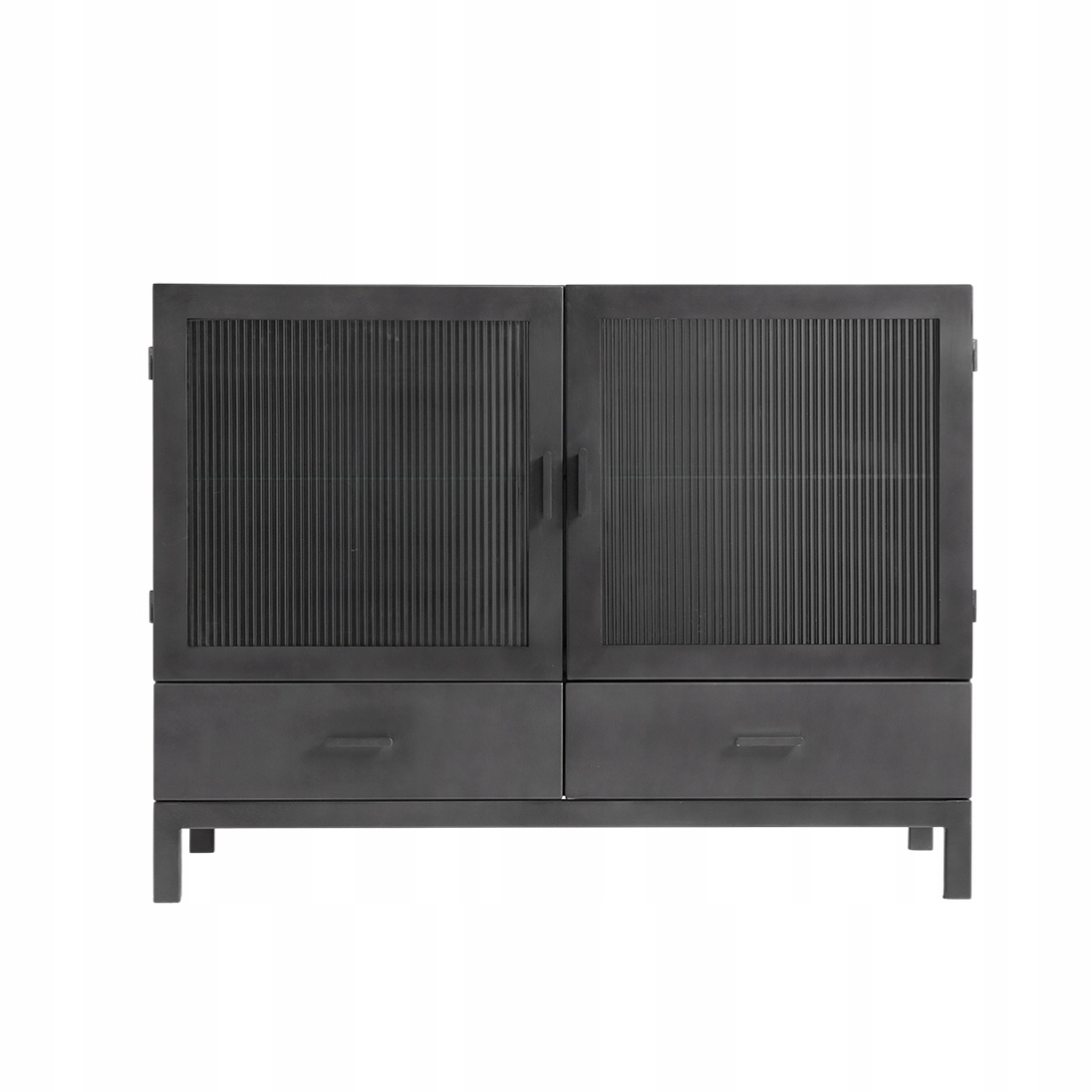 Muubs Dallas Kovová komoda 120 cm čierna