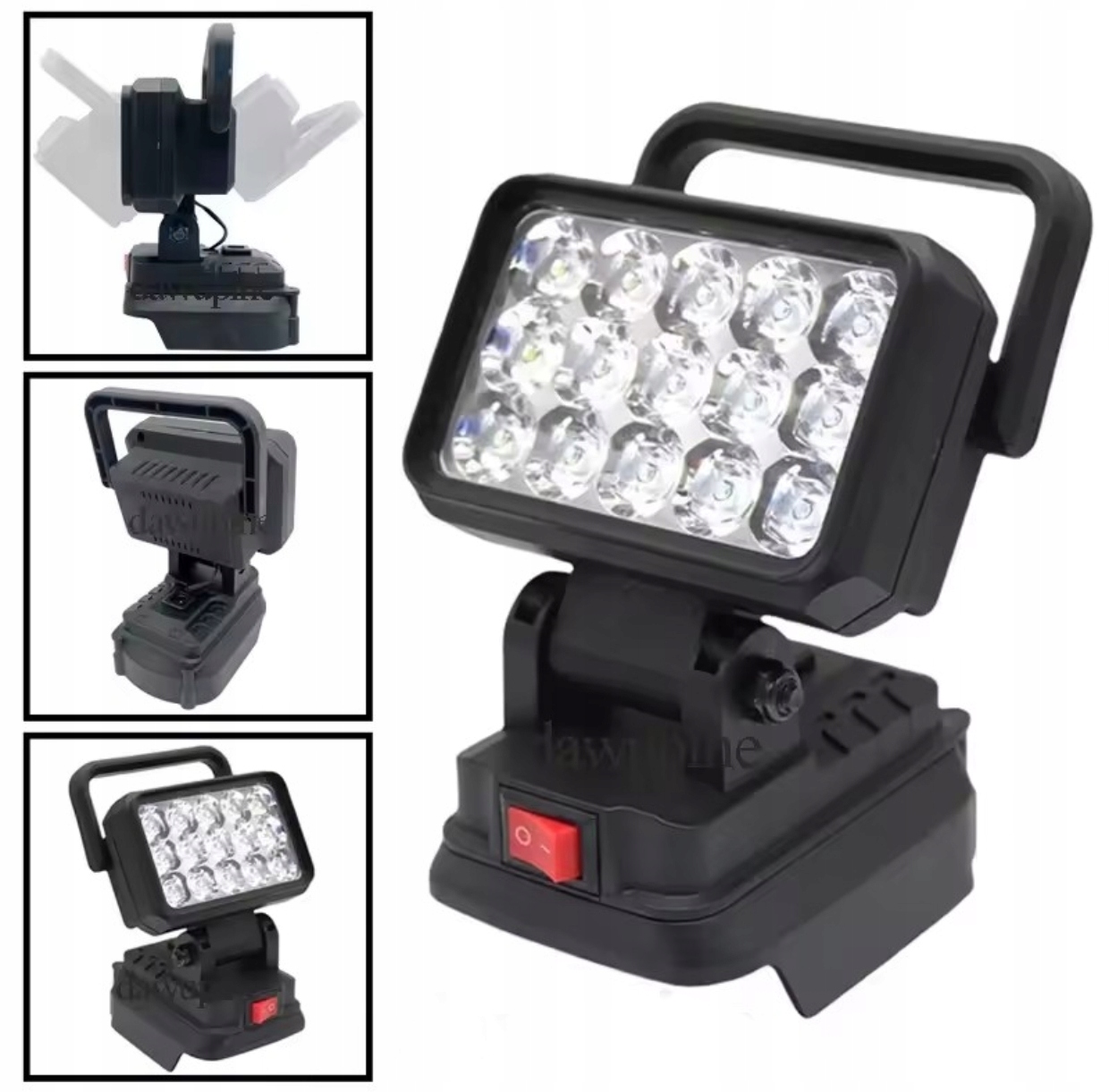 Halogen Lampa robocza Led Do Makita 18V na budowę warsztat z uchwytem Lxt