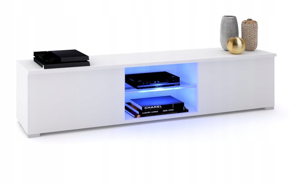 Белый шкаф ТВ Глория комод журнальный столик стоя Сид