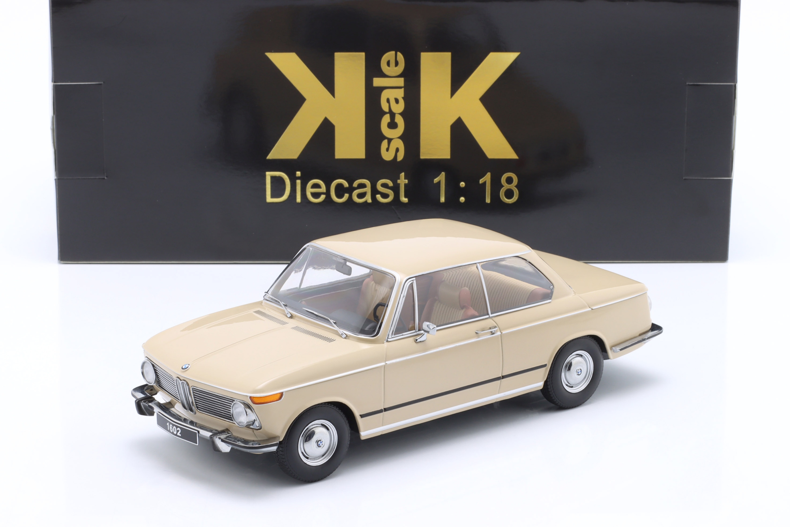 Kk Scale Bmw 1602 Serie 1 1971 Beige 1:18