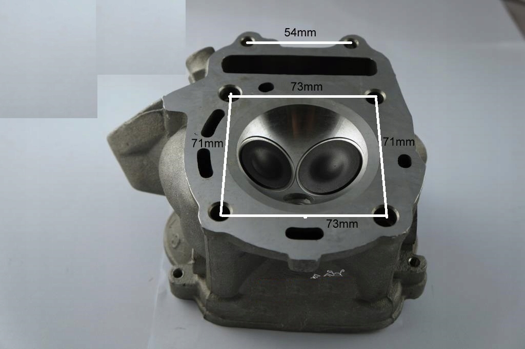 

Głowica Kompletna Silnik 172mm 250cc CN250 CF250