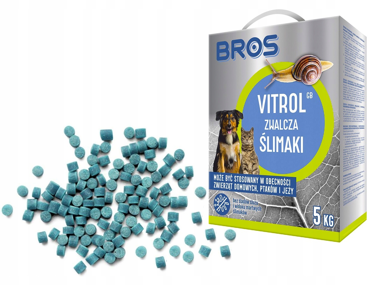 Bros Na Ślimaki Vitrol 5kg Bezpieczny dla Zwierząt