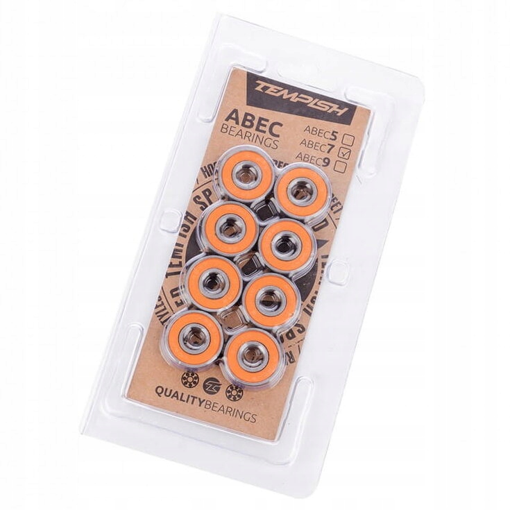 Łożyska do rolek TEMPISH Chrome ABEC-7 z osłoną