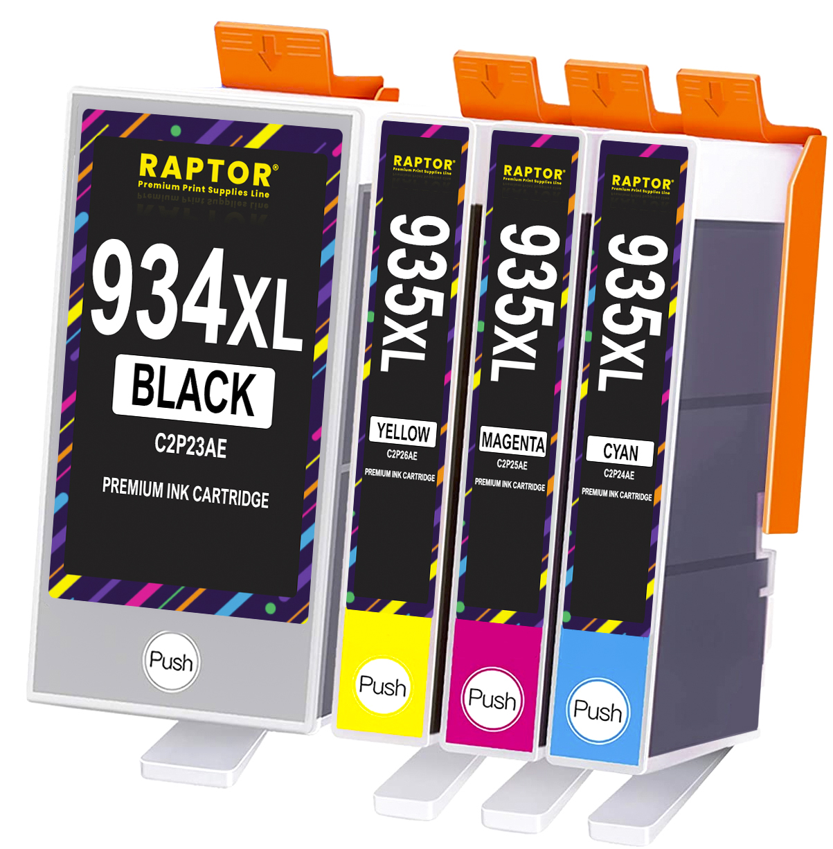 

4x Tusze Do Hp OfficeJet Pro 6230 6830 934 935 XL