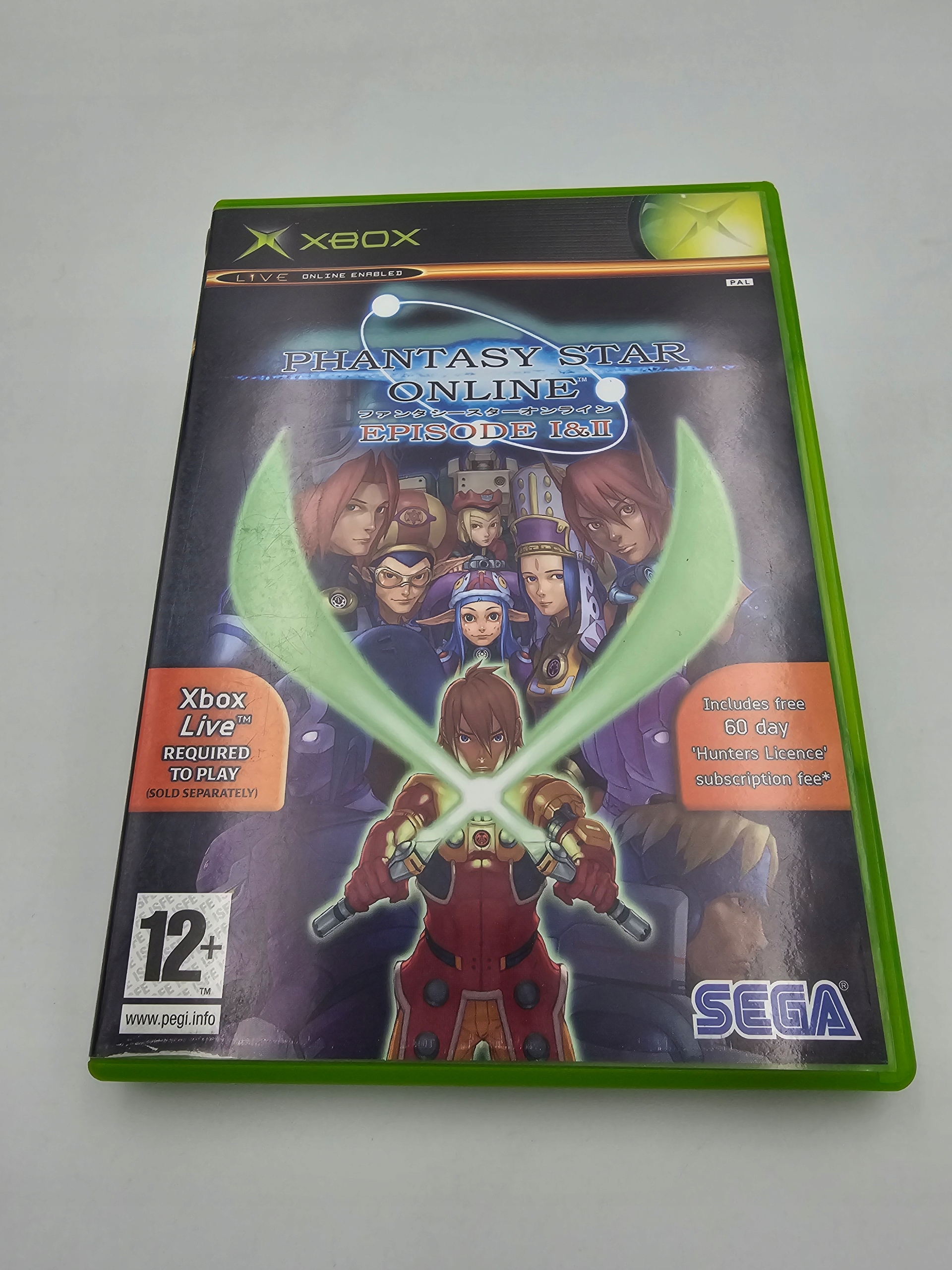 XBOX PHANTASY STAR ONLINE EPISODE I & II Platforma Xbox