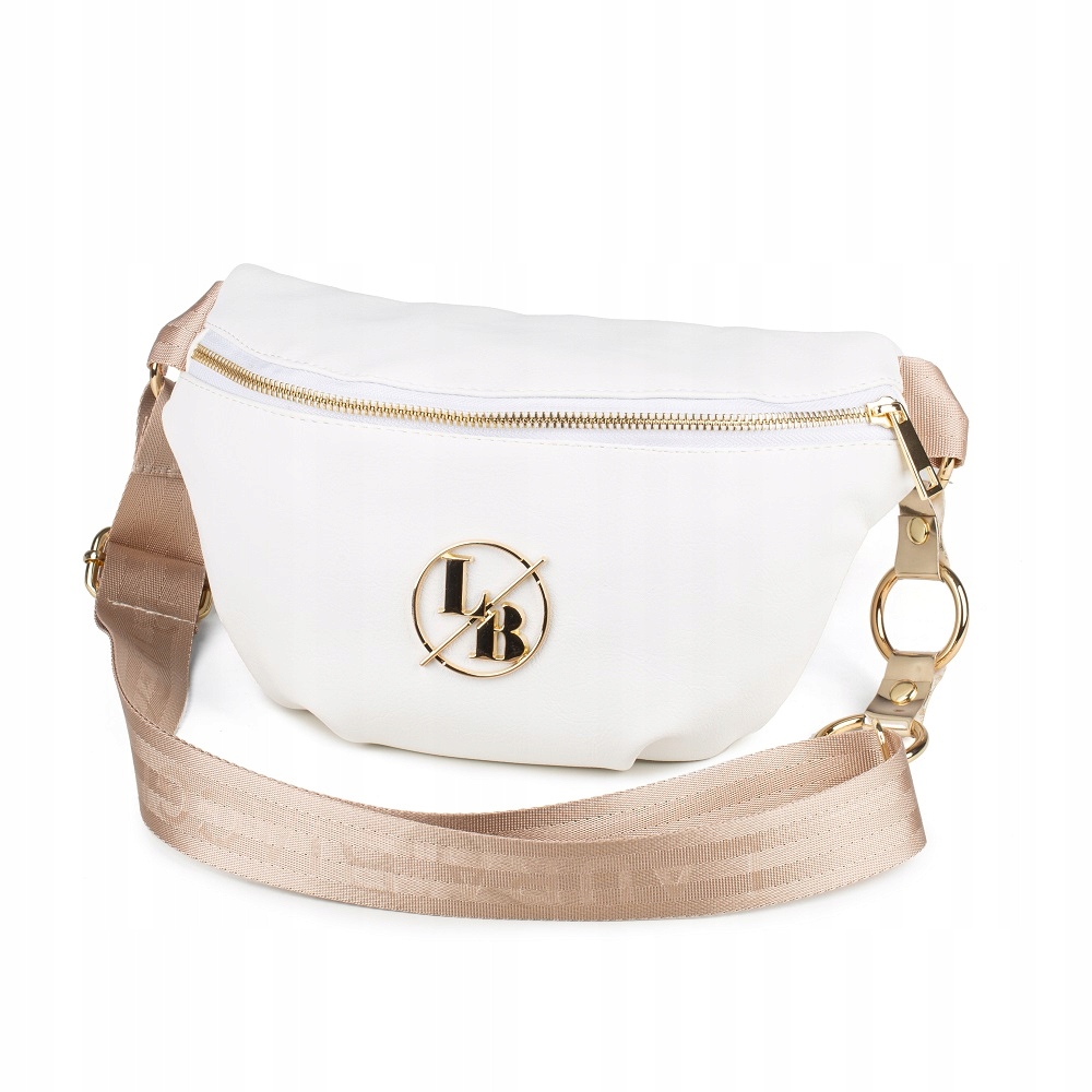 

Torebka Damska Saszetka Nerka Biała Laura Biaggi