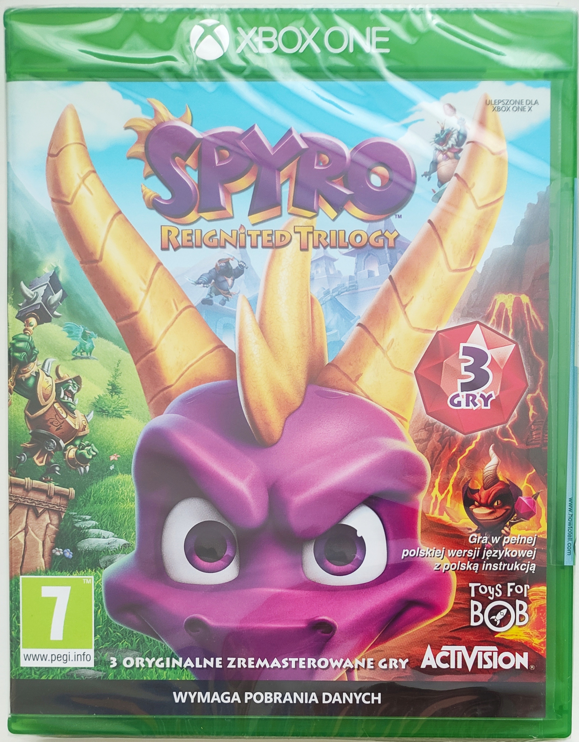 SPYRO REIGNITED TRILOGY PL FOLIA - XBOX ONE