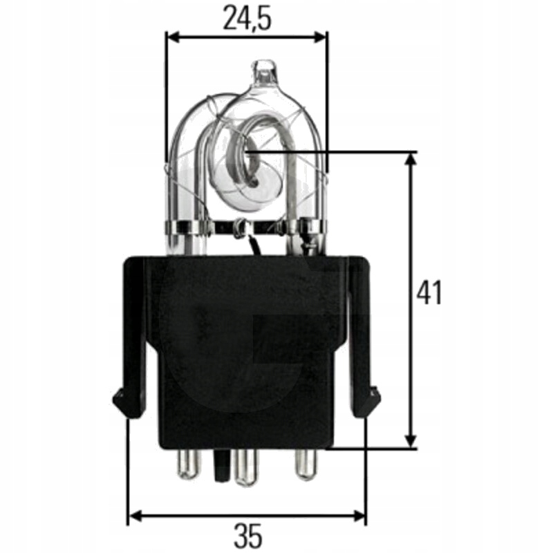 ŻARÓWKA ŚWIATŁA BŁYSKOWEGO/OBROTOWEGO