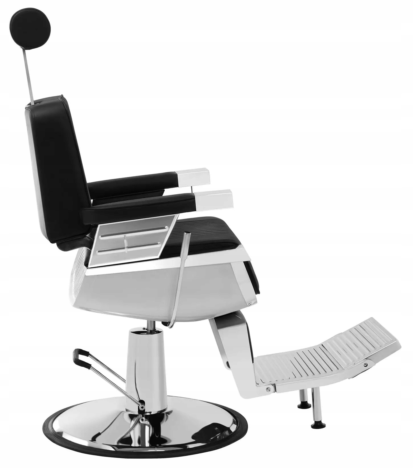 Fotel fryzjerski czarny skóra sztuczna 70 cm Physa Luxuria Black 10040050