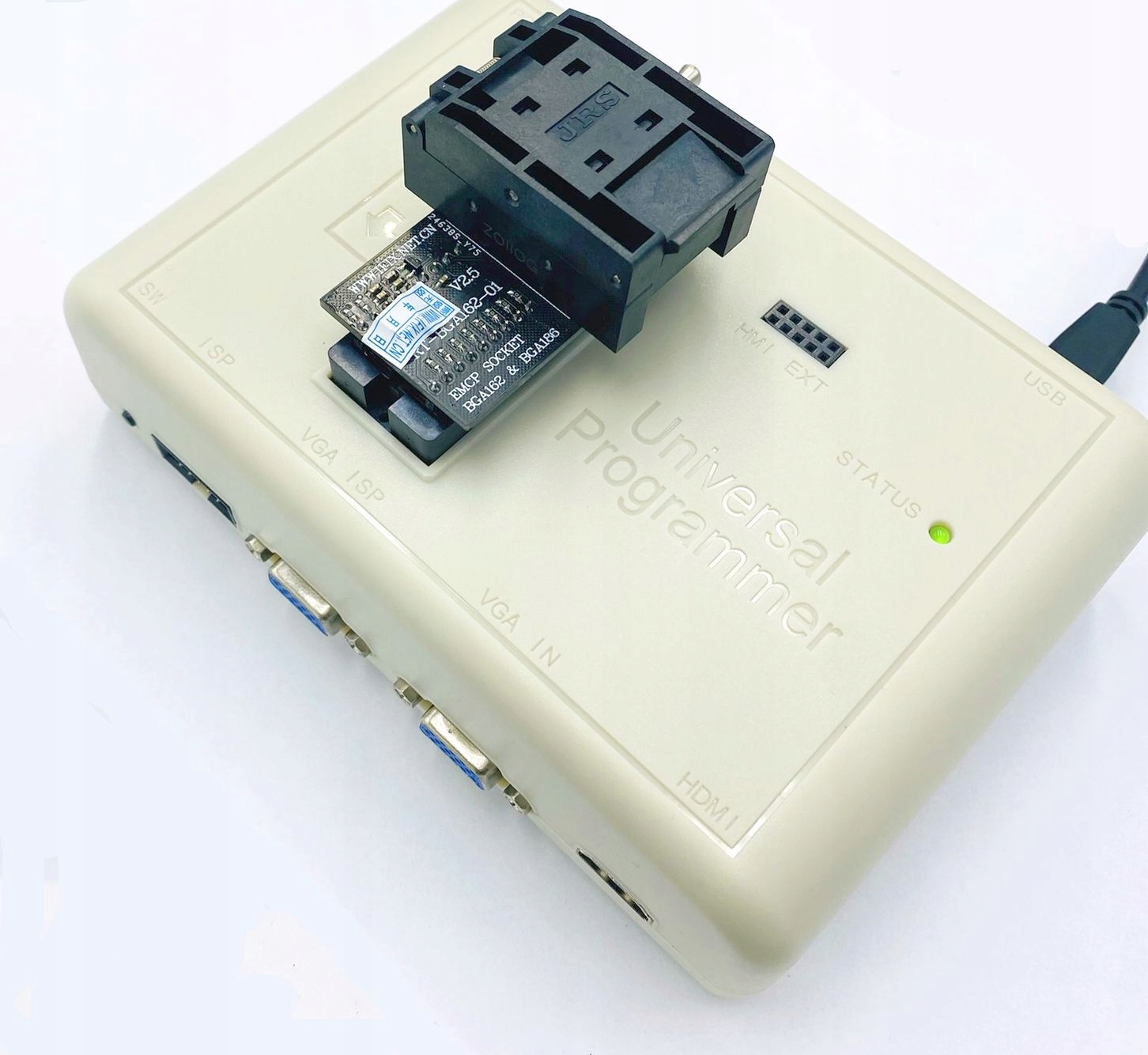 Adapter EMCP BGA162 / BGA186 ZIF dla iFix RT-809h Rodzaj programator uniwersalny