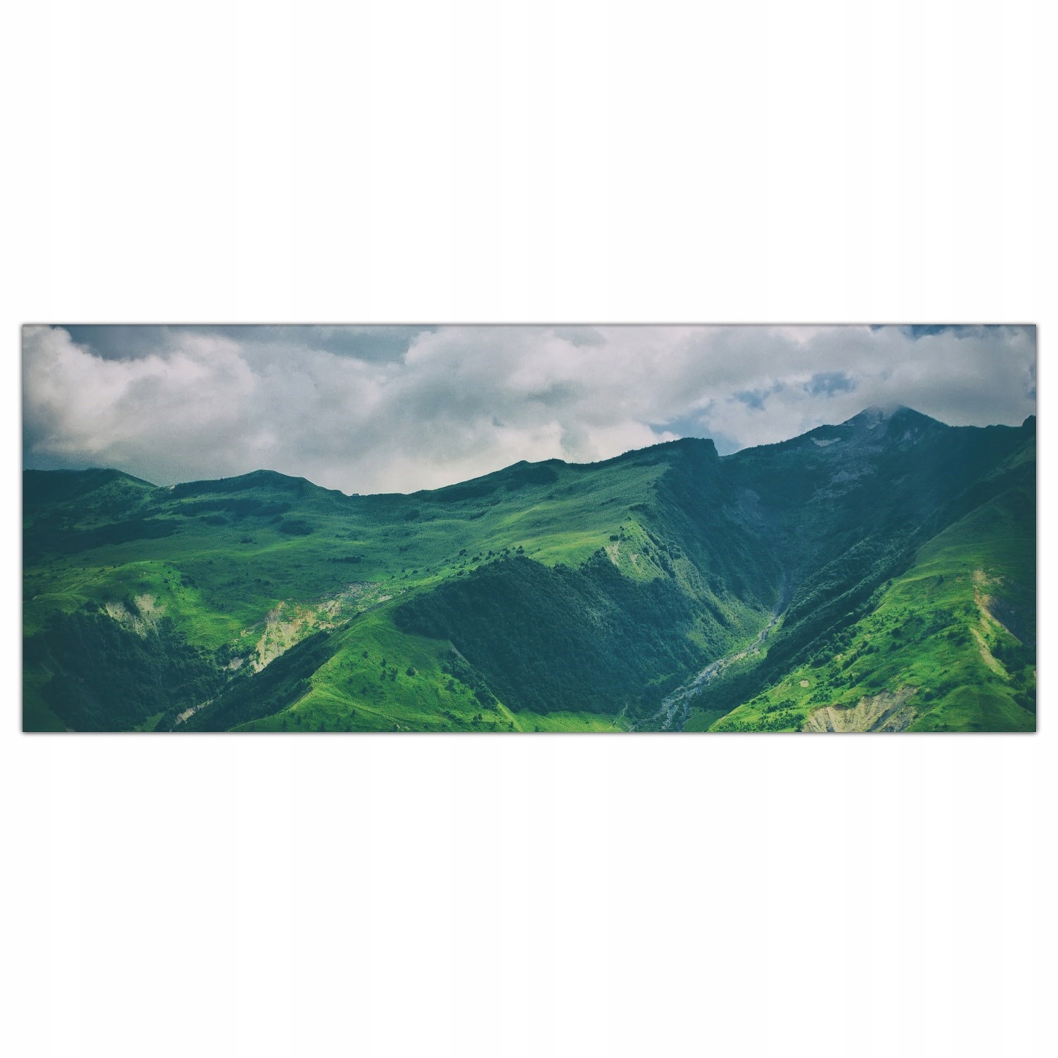 Hory Krajina 125x50 cm Tvrzené skleněné panely