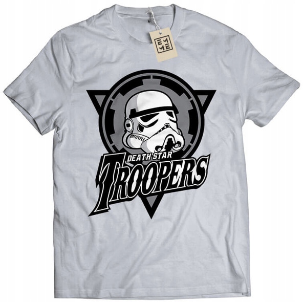 

Koszulka Troopers Team Gwiezdne Wojny szara L