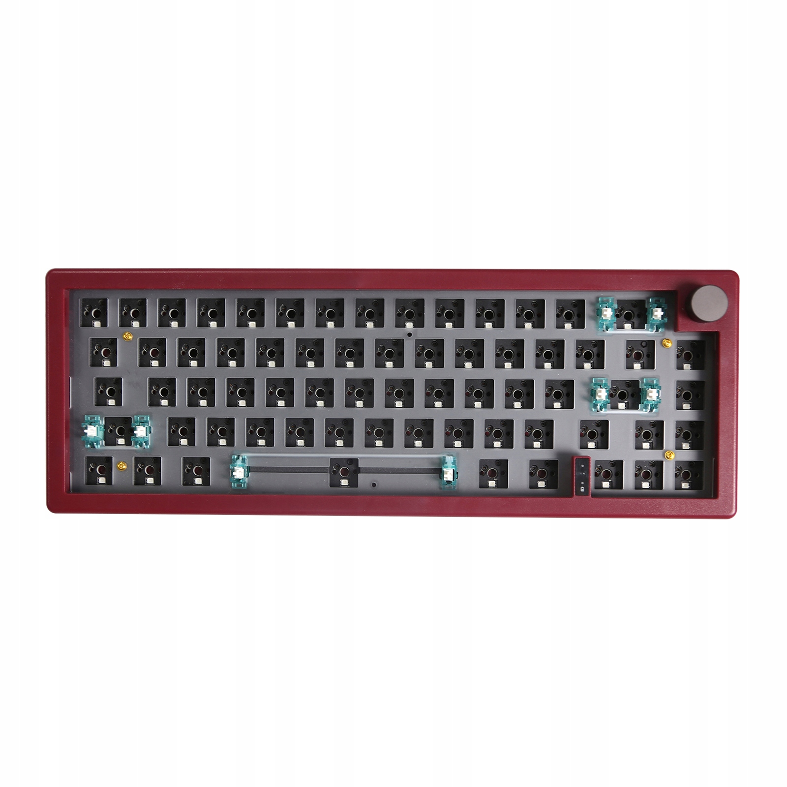 Klawiatura Mechaniczna Red GMK67 65% Diy Kit Hotswap Rgb Wireless 2.4 Ghz