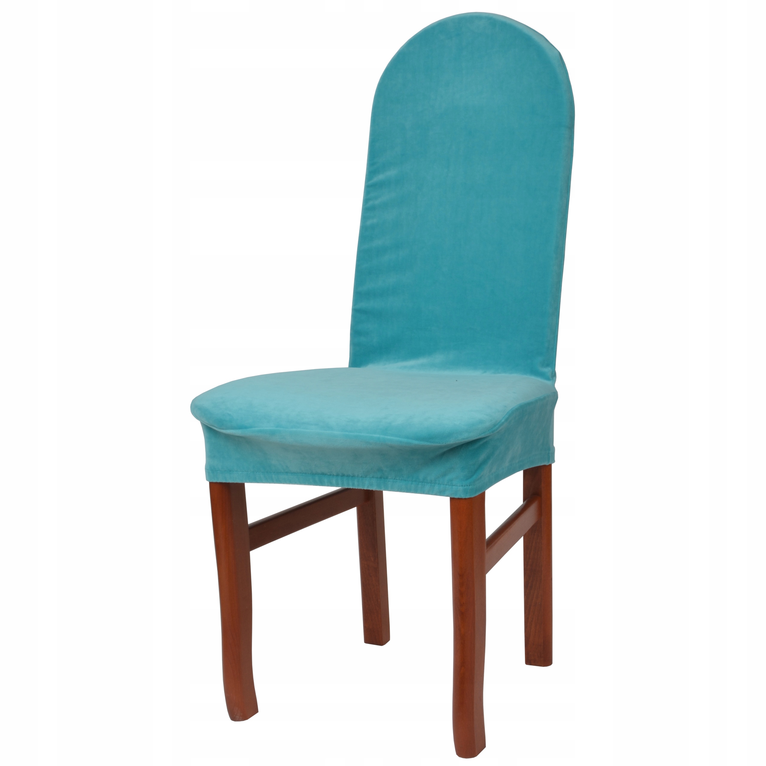 

Pokrowiec Na Zaokrąglone Krzesło Welur Turkusowy