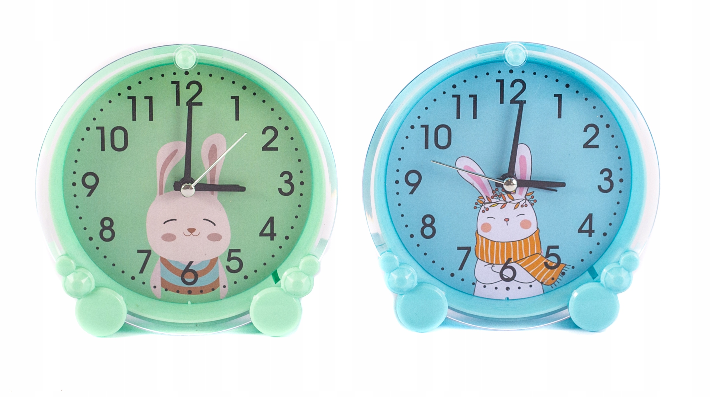 KOLOROWY BUDZIK Zajączek RÓŻNE KOLORY Marka Midex