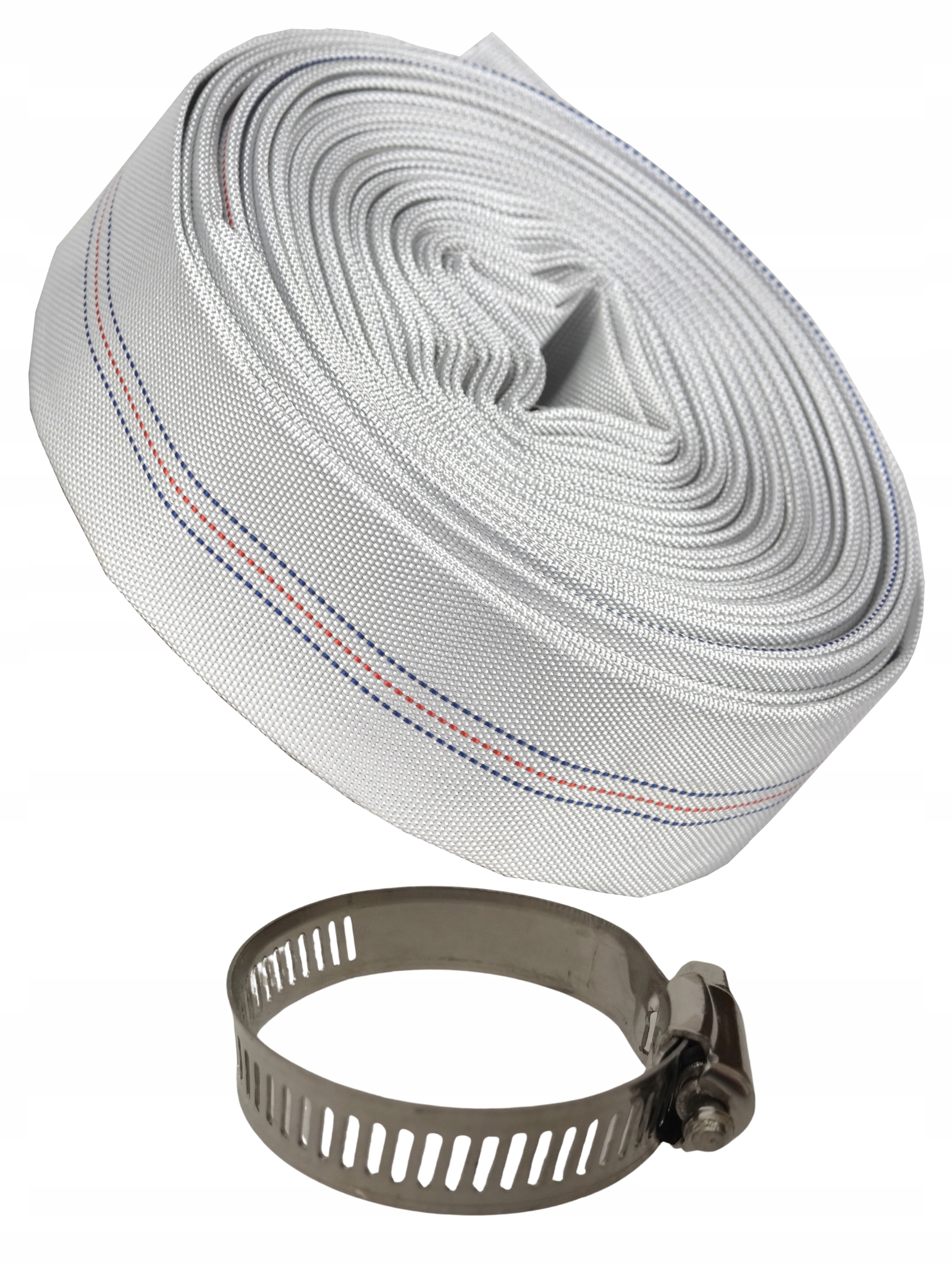 Sada 30 m požární hadice 1 1/2" Ibo hadicová spona