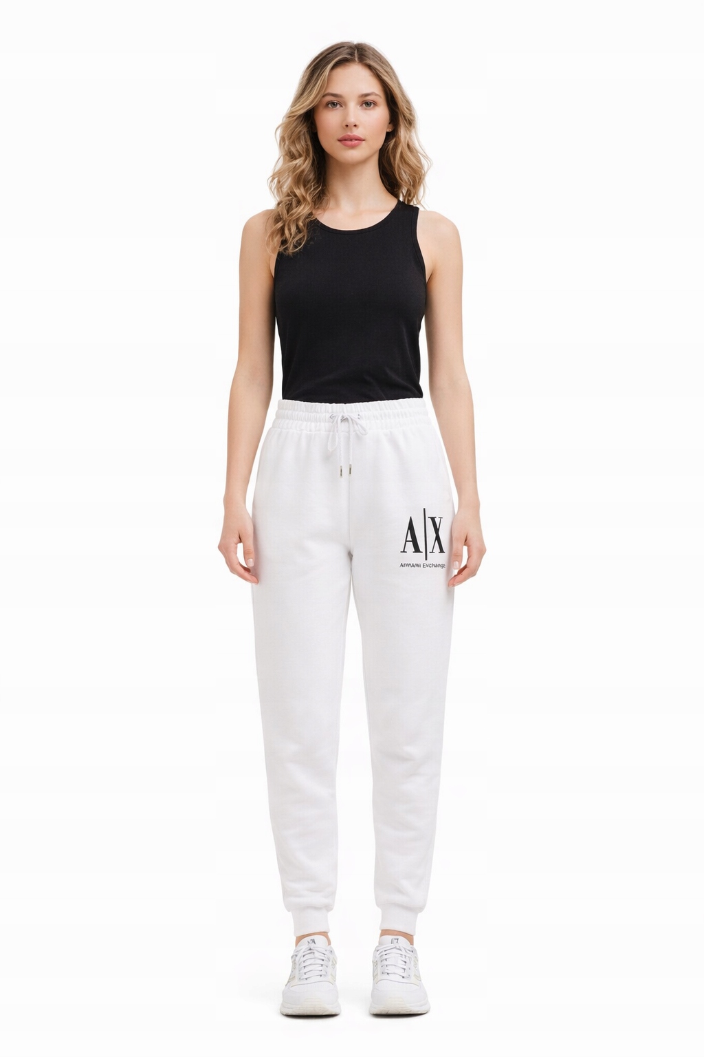 Armani Exchange Bílé Tepláky Na Zavazování Vel. S I3C