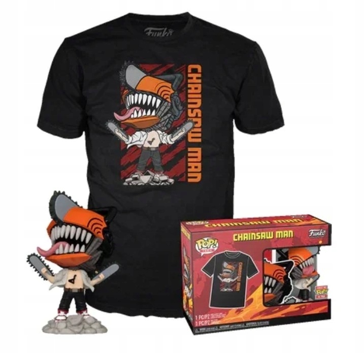 Funko Pop! Chainsaw Man 1804 Chainsaw Man Tee (s) Tričko