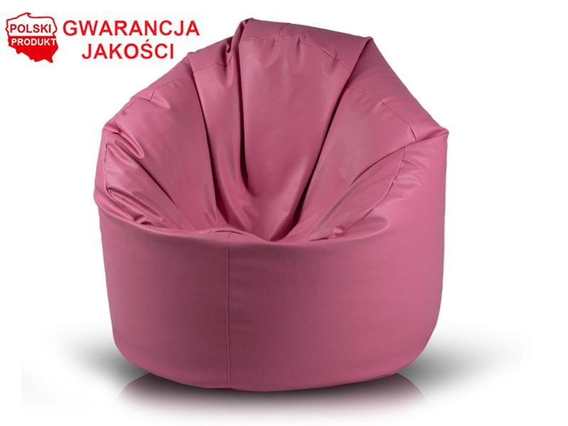 90x85 Růžové Křeslo Z Eko Kůže Sáček Kvalita 100%