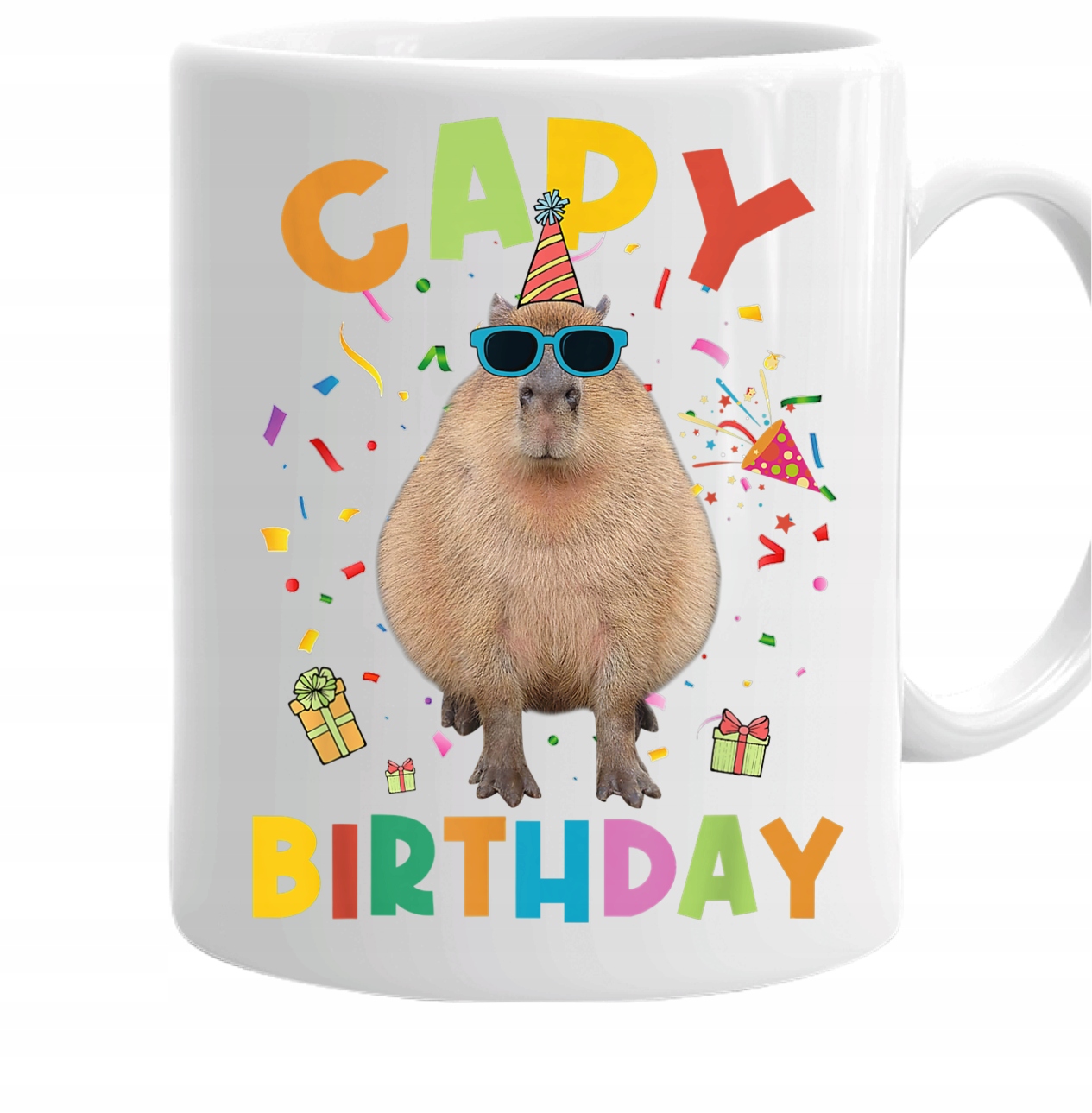 

Kubek na urodziny Kapibara Capybirthday