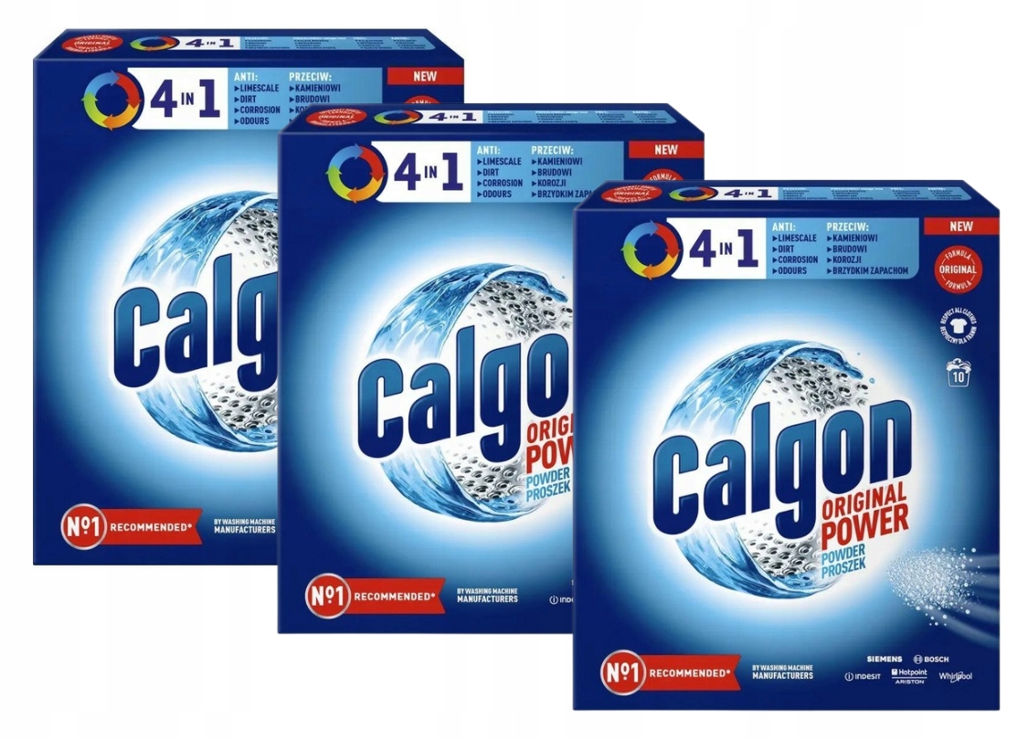 Levně Práškový odvápňovač pro pračky Calgon 3 kg