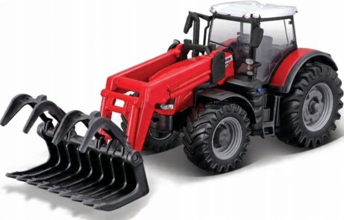 

Traktor Massey Ferguson krokodyl napęd Bburago