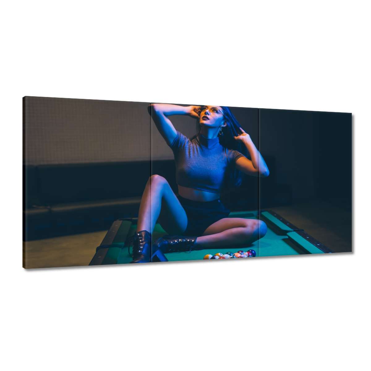 Obrazy 180x90 Biliard Hra Stôl Bile Palice